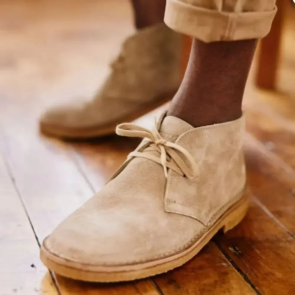 STEVE MADDEN IRVINE LACE-UP CLOSURE MEN'S ANKLE BOOTS